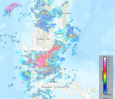 Orange rainfall warning up in Metro Manila, Rizal, .